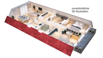 Attraktive Dachgeschosswohnung in schöner, ruhiger Lage von Kernen-Rommelshausen – Bild 6