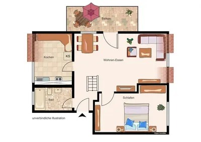 Gepflegte 3-Zi.-Maisonette-Wohnung in Schwaikheim mit Balkon – Bild 6