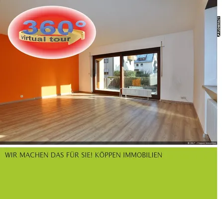 Sofort frei - Untertürkheim - helle 3,5 Zi.-Erdgeschoss-Wohnung mit 2 Terrassen und Garten