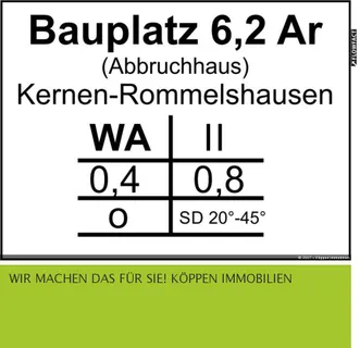 Bauplatz (mit Abbruchgebäude) für Geschossbau in Kernen-Rommelshausen – Bild 3