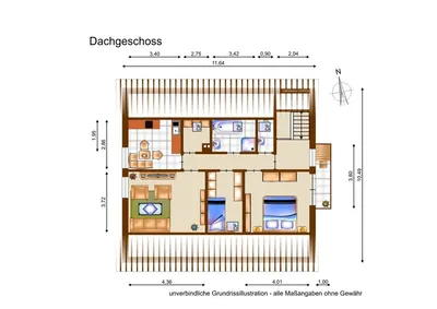 Für Kapitalanleger - Freist. 3-Fam.-Haus in schöner Wohnlage von Leutenbach-Weiler z. Stein – Bild 6