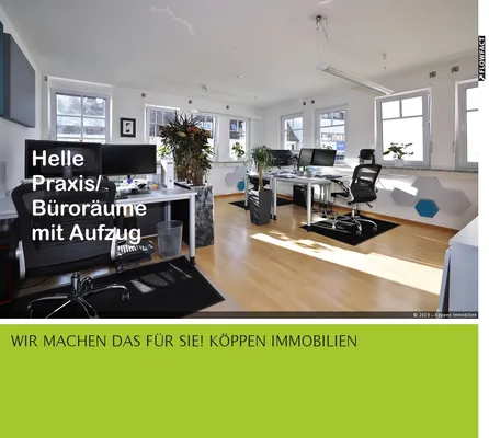 Büroräume / Praxisräume in zentraler Lage von Winnenden zu vermieten (Aufzug im Haus)