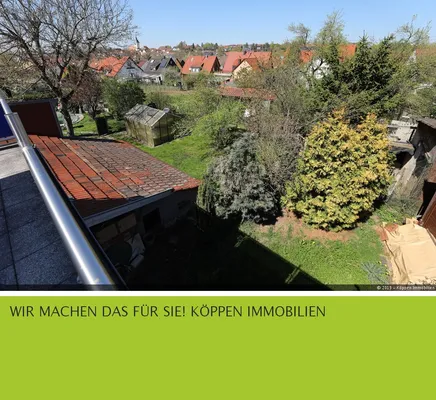 3-Zi.-ETW 70 qm + Bühnenraum mit angrezender Scheune, Garage und Lager in Schwaikheim