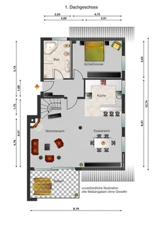 Exklusive Maisonette-Wohnung mit Berg und Seeblick in Kressbronn am Bodensee – Bild 5