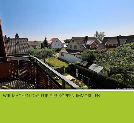 Eine ganze Etage im Dachgeschoss,  4 Zimmer, 2 Balkone, helle Räume, Kaminofen, toller Grundriss
