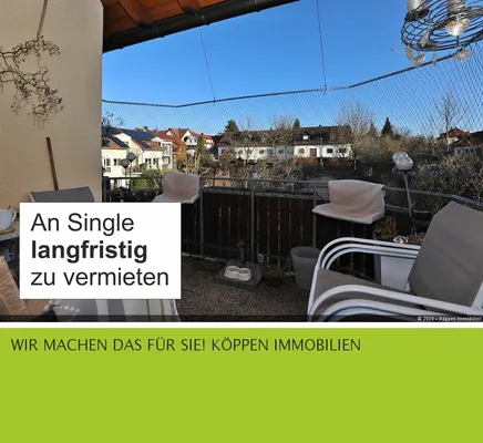 Für Singles - Schöne Maisonette-Whg. mit Balkon und E-Kü in Leutenbach-Nellmersbach ab. 01.05.2020 frei