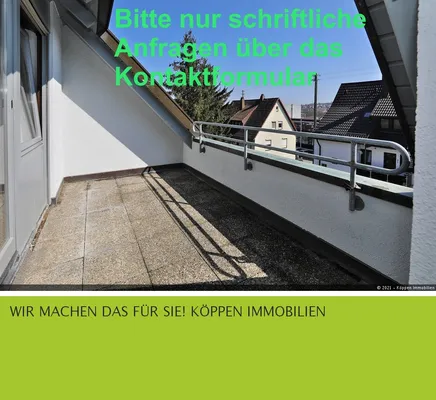Winnenden, großzügige 3 1/2-Zi.-Wohnung mit Loggia, sof. frei