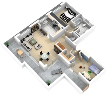 Penthouse 3,5 Zi. mit 88 m² Wfl. in schöner Wohnlage, unweit der Winnender City – Bild 3