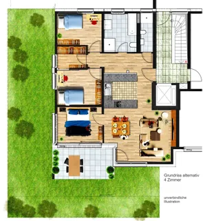 Attraktive 3-4-Zimmer Wohnung mit Garten und Terrasse - Barrierefrei und hochwertig ausgestattet – Bild 2