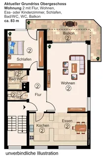 In Leutenbach in gefragter Wohnlage, 250 m² Wohn- und Nutzfläche, 1-2-Fam.-Haus mit Garten – Bild 4
