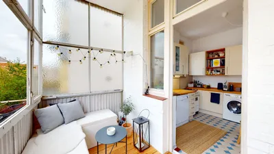 Helle, gepflegte 3-Zi.-Altbauwohnung im Westen. mit Garage, verglaster Veranda und E-Kü. – Bild 6