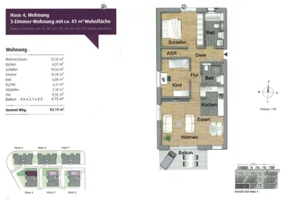 Helle und freundliche Neubauwohnung mit Komfortausstattung in Schwaikheim – Bild 2