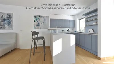 Fellbach-Schmiden, sofort beziehbare 4-Zi.-DG-Wohnung mit 2 Balkonen – Bild 5