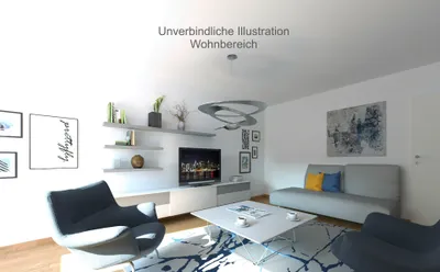 Fellbach-Schmiden, sofort beziehbare 4-Zi.-DG-Wohnung mit 2 Balkonen – Bild 2